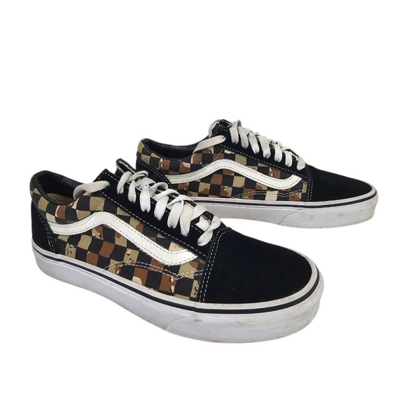 Other - VANS OLD SKOOL SNEAKERS SKATEBOARD SHOES Checkerboard Camo Unisex Mens 6.5 Wom 8